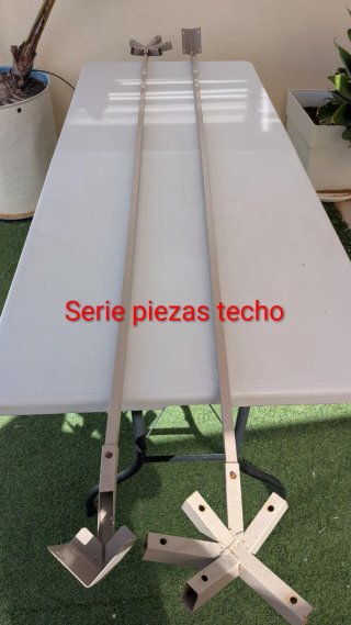 Pérgola aluminio 4x3m, 2.40m alto