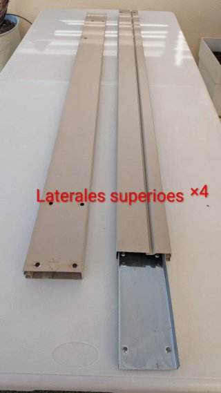 Pérgola aluminio 4x3m, 2.40m alto