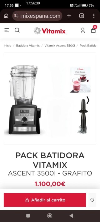 Vitamix Professional A3500i en garantía