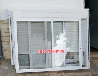 Ventana aluminio corredera 150x120