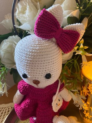 Coniglietta e cagnolino amigurumi in cotone