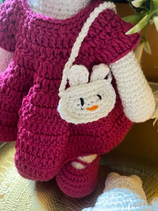 Coniglietta e cagnolino amigurumi in cotone