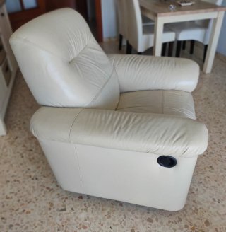 Sillón relax reclinable manual TIMSFORS IKEA.