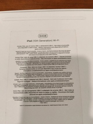 iPad 10ª Gen 64GB Plata