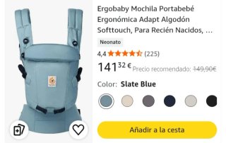 Mochila Ergobaby Adapt Azul