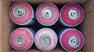 Lote Sprays Montana Graffitis.