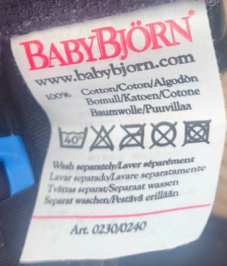 Portabebés BabyBjörn Azul Marino