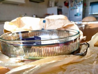 Pirofila Ovale Pyrex con Base Silver FAF