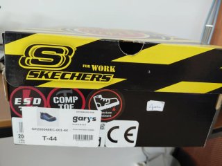 Skechers Calzado de Protección Negro/Azul