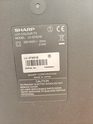 Televisión Sharp 37 AQUOS HDMI