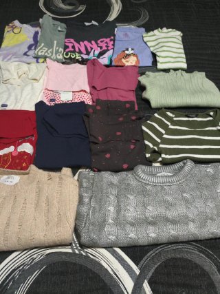 Lote2jerseys y 13 camisetas manga larga 9-10