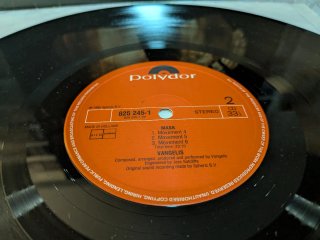 Vangelis Mask LP Polydor