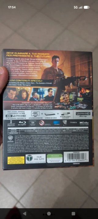 Eraser Steelbook 4K UHD Blu-ray Arnold Schwarzeneg