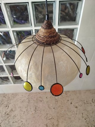 Lámpara de techo infantil colorida