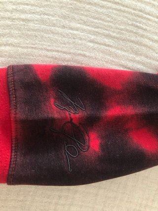 Sudadera Jordan Tie-Dye Roja y Negra