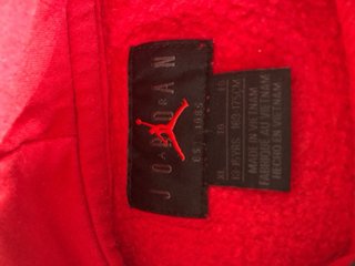 Sudadera Jordan Tie-Dye Roja y Negra