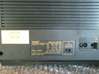 Radio Cassette Vela Disco Lite DK 9000 vintage