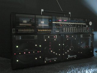 Radio Cassette Vela Disco Lite DK 9000 vintage
