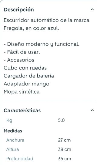 Cubo Fregona Automático Fregola