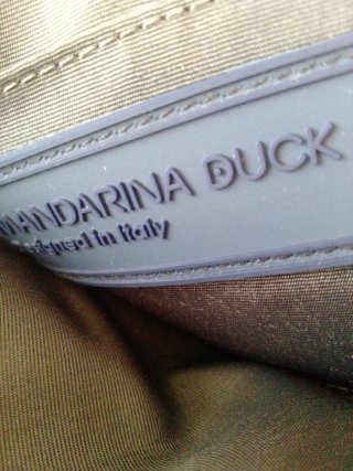 Riñonera Mandarina Duck Gris/Azul
