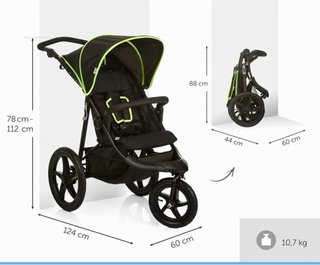 Cochecito Hauck Runner Bebé 3 Ruedas