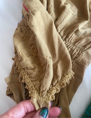 Vestido largo étnico hippie talla S