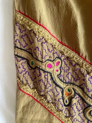 Vestido largo étnico hippie talla S