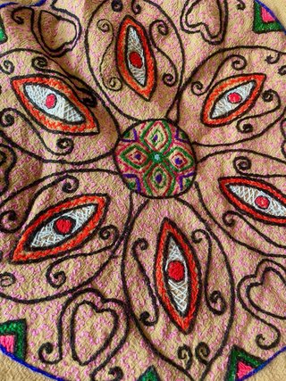 Vestido largo étnico hippie talla S