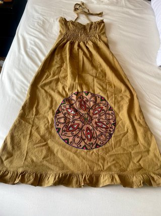 Vestido largo étnico hippie talla S