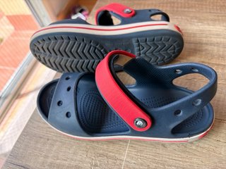 Sandalias Crocs J2 Azul y Rojo