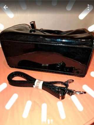 Bolso Charol Maria Mare Negro
