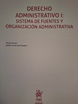 Derecho administrativo Sistema de fuentes y org...