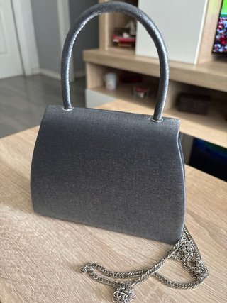 Bolso de fiesta plateado