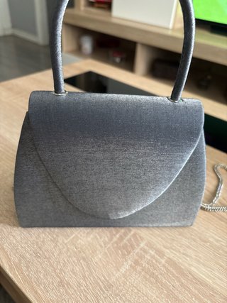 Bolso de fiesta plateado