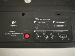 Teclado y Ratón Inalámbrico Logitech EX110