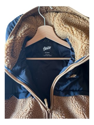 Cazadora Pull&Bear Invierno M Marrón/Negro