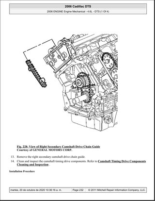 Manual Taller Cadillac DTS 4.6L 2006