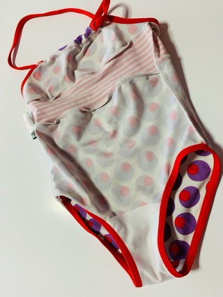 Bañador Zara niña ancla y rayas