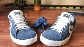 Zapatillas Converse Cons Azul y Blanco