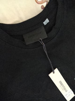 Conjunto Essentials Fear of God Negra Talla S y M