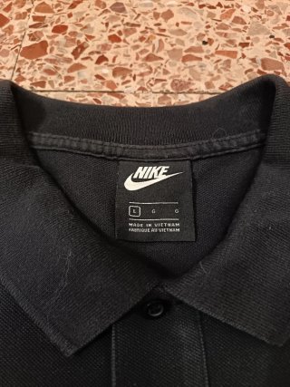 Polo Nike Sportswear Negro Manga Corta