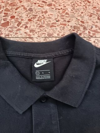 Polo Nike Sportswear Negro Manga Corta