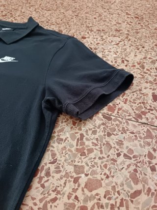 Polo Nike Sportswear Negro Manga Corta