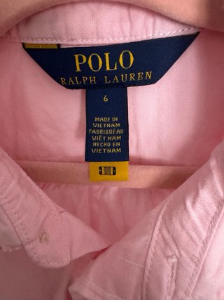 Blusa Polo Ralph Lauren Niña Talla 6