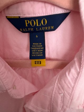 Blusa Polo Ralph Lauren Niña Talla 6