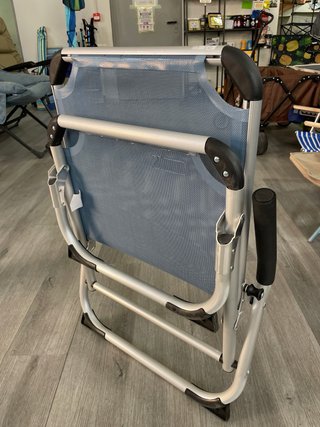 Silla de aluminio baja plegable