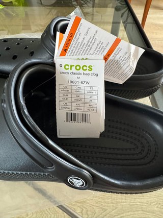 Crocs Negro Talla 42