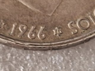 2 Monete 100 Peseta 1966 Franco d'argento