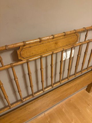 Cabecero de cama estilo bambú