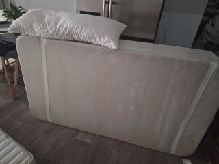 Colchón y canapé 105 cm + almohada